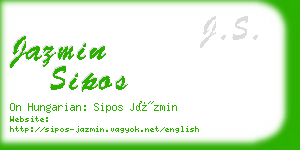 jazmin sipos business card
